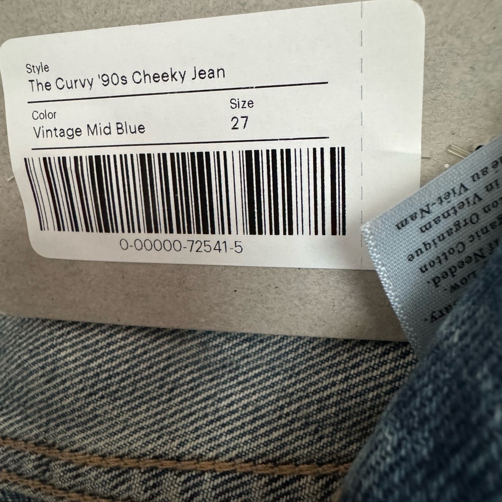 NWT 90s cheeky hourglass everlane jeans - Picture 5 of 7